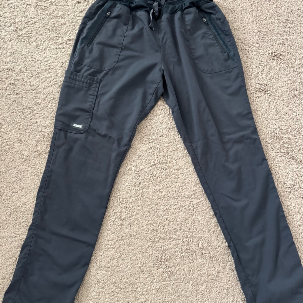 Grey's Anatomy Charcoal Straight Leg Scrub Pants